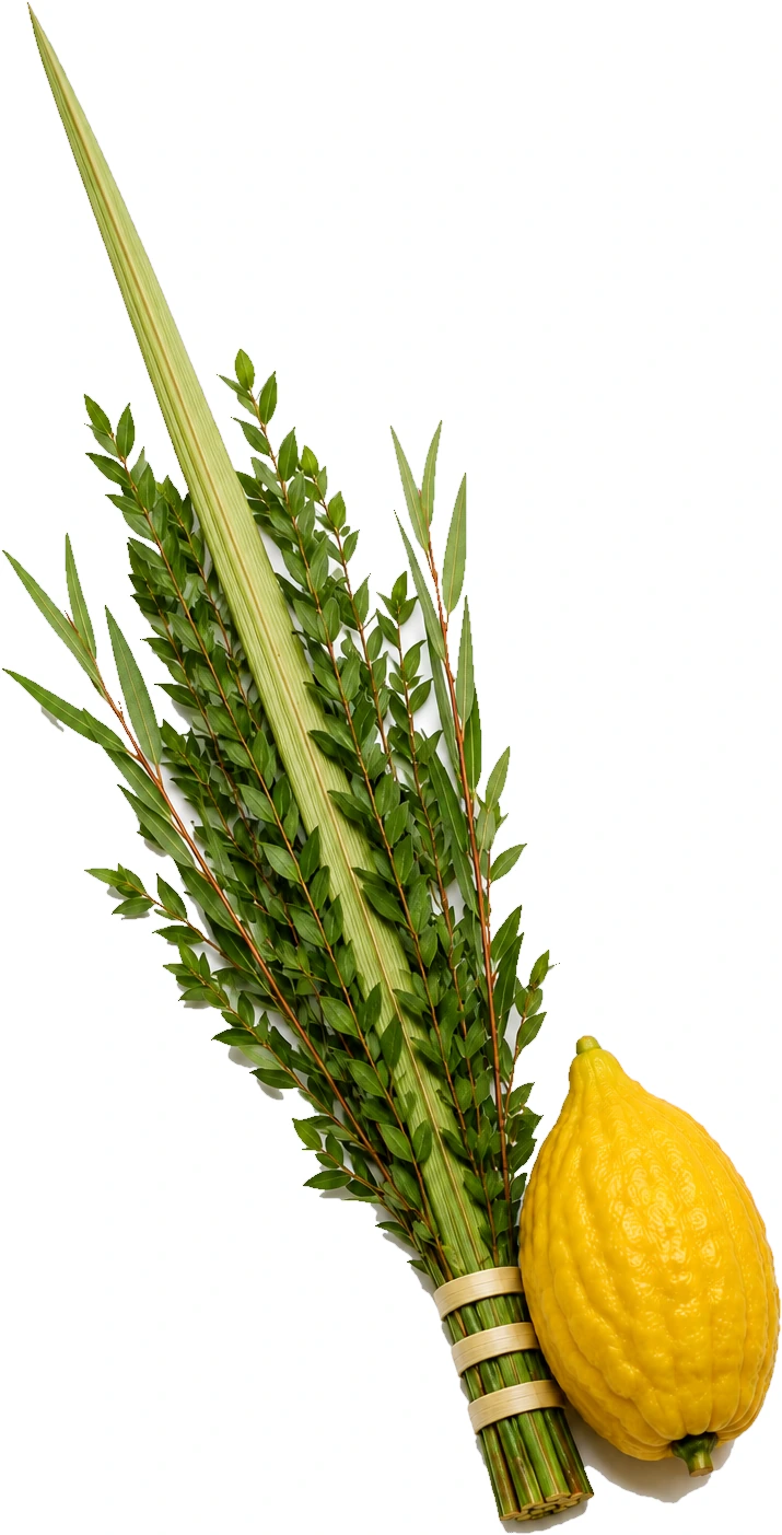 A lulav and etrog