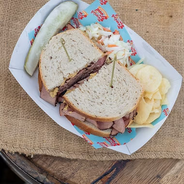 Kosher deli sandwich
